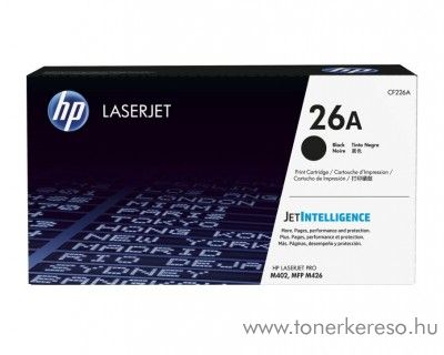 HP LaserJet Pro M402/M426 (26A) eredeti black toner CF226A HP LaserJet Pro M402n lzernyomtathoz