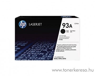 HP LaserJet Pro M701/M706 (93A) eredeti black toner CZ192A HP LaserJet Pro M435 lzernyomtathoz