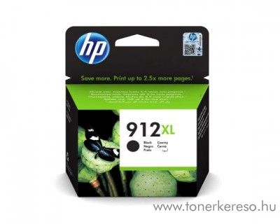 HP OfficeJet 8013 (912XL) eredeti fekete tintapatron 3YL84AE HP OfficeJet 8012 All-in-One  tintasugaras nyomtathoz