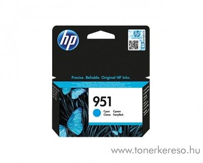 HP Officejet Pro 8610 (951) eredeti cyan tintapatron CN050AE HP OfficeJet Pro 251dw tintasugaras nyomtathoz