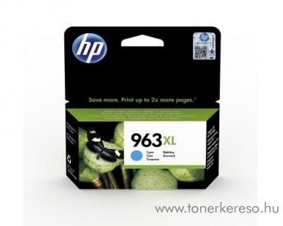 HP OfficeJet Pro 9010 (963XL) eredeti cyan tintapatron 3JA27AE HP OfficeJet Pro 9010 tintasugaras nyomtathoz