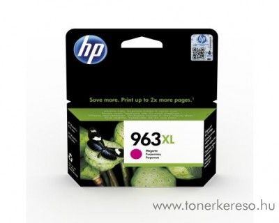 HP OfficeJet Pro 9010 (963XL) eredeti magenta tintapatron 3JA28A HP OfficeJet Pro 9020 All-in-One tintasugaras nyomtathoz