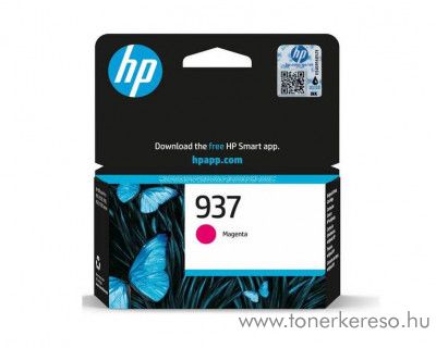HP Officejet Pro 9122 (No.937) eredeti magenta tintapatron 4S6W3 HP OfficeJet Pro 9122e tintasugaras nyomtathoz