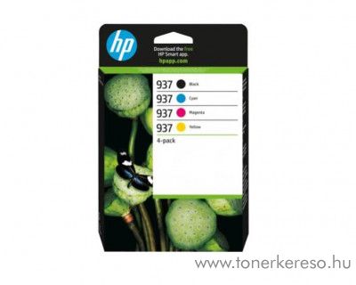 HP Officejet Pro 9122 (No.937) eredeti tintapatron csomag 6C400N HP OfficeJet Pro 9122e tintasugaras nyomtathoz