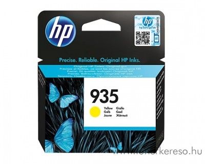 HP OfficejetPro 6830 (935) eredeti yellow tintapatron C2P22AE HP OfficeJet 6822 tintasugaras nyomtathoz