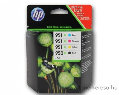 HP Ojetpro 8600 (950XL/951XL) eredeti CMYK tintap pack C2P43AE HP Officejet Pro 8610 e-All-in-One Printer  tintasugaras nyomtathoz