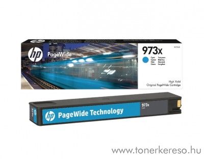 HP PageWide Pro 452 (973X) eredeti cyan tintapatron F6T81AE HP PageWide Pro 452dw tintasugaras nyomtathoz