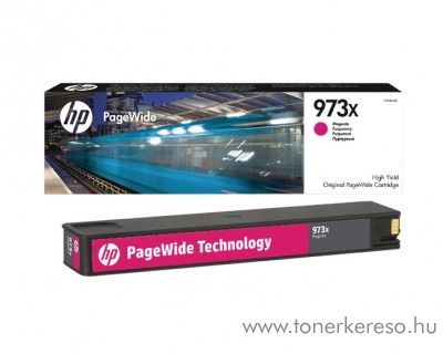 HP PageWide Pro 452 (973X) eredeti magenta tintapatron F6T82AE HP PageWide Pro 452dw tintasugaras nyomtathoz