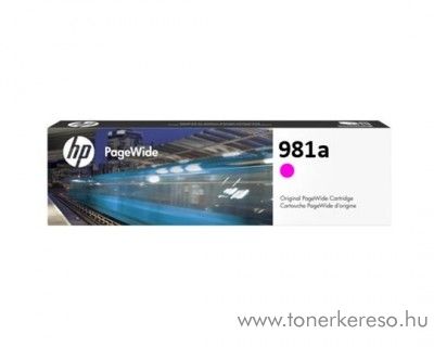 HP PW Enterprise 556dn (981a) eredeti magenta tintapatron J3M69A HP PageWide Enterprise Color 550 Series tintasugaras nyomtathoz