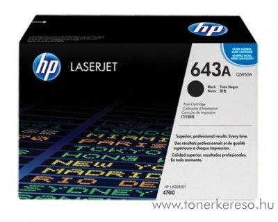 HP Q5950A (No 643A) black toner HP Laserjet 4700DN lzernyomtathoz