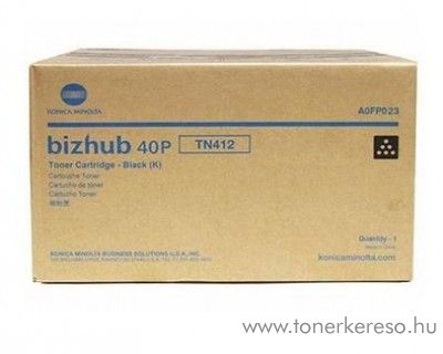 Konica Minolta BizHub 40P (TN412) eredeti black toner A0FP023