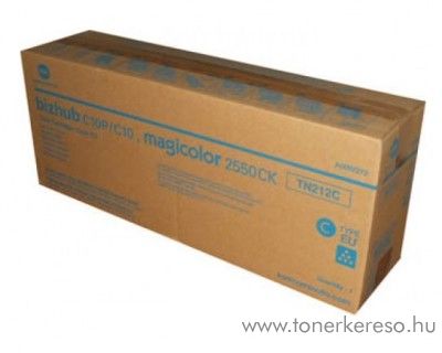 Konica Minolta BizHub C10 (TN212C) eredeti cyan toner A00W372 Konica Minolta Bizhub C10 fnymsolhoz