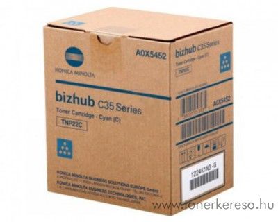 Konica Minolta BizHub C35 (TNP22C) eredeti cyan toner A0X5452