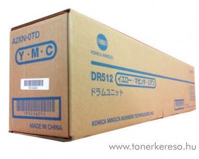 Konica Minolta C224/364 (DR512) eredeti CMY drum unit A2XN0TD Konica Minolta BizHub C554 fnymsolhoz
