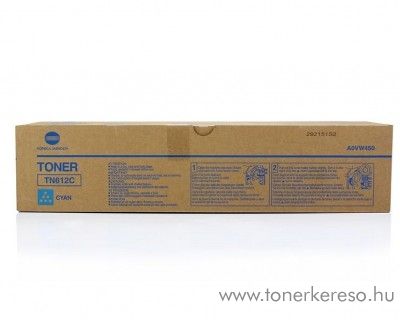 Konica Minolta C6501 (TN612C) eredeti cyan toner A0VW450 Konica Minolta Bizhub Pro C5501 fnymsolhoz