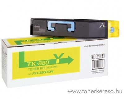 Kyocera FSC8500DN (TK-880Y) eredeti yellow toner 1T02KAANL0