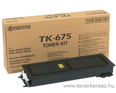 Kyocera KM2540 (TK-675) eredeti black toner 1T02H00EU0 Kyocera KM 2560 fnymsolhoz