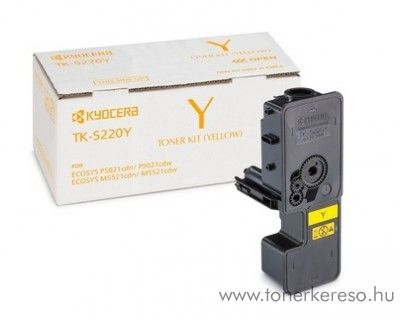 Kyocera P5021cdn (TK5220Y) eredeti yellow toner 1T02R9ANL1 Kyocera ECOSYS P5021cdn lzernyomtathoz