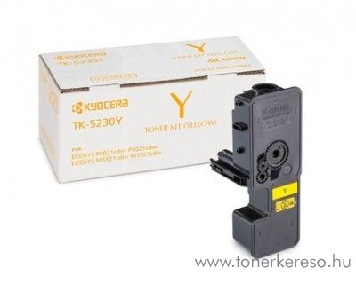 Kyocera P5021cdn (TK5230Y) eredeti yellow toner 1T02R9ANL0