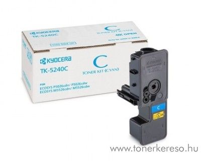 Kyocera P5026cdn (TK5240C) eredeti cyan toner 1T02R7CNL0 Kyocera ECOSYS M5526cdw lzernyomtathoz