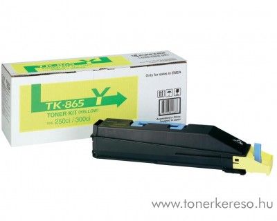 Kyocera TaskAlfa250ci (TK-865Y) eredeti yellow toner 1T02JZAEU0 Kyocera TASKalfa 250ci  fnymsolhoz