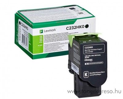 Lexmark C2425dw/C2535dw eredeti nagy kap. black toner C232HK0 Lexmark MC2535adwe lzernyomtathoz