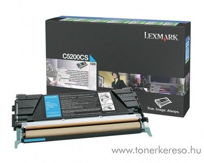 Lexmark C530 eredeti cyan toner C5200CS