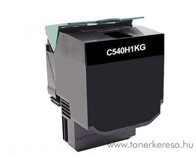Lexmark C540 utángyártott fekete toner C540H1KG Lexmark X546 lézernyomtatóhoz
