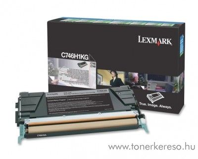 Lexmark C746/C748 eredeti black toner C746H1KG Lexmark C746n lzernyomtathoz