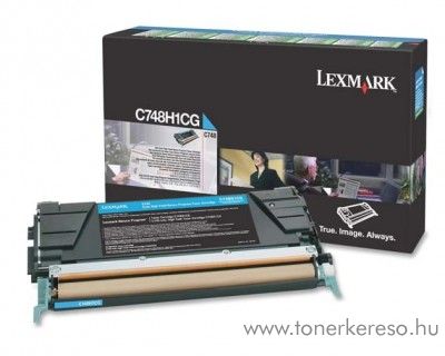 Lexmark C748 eredeti nagykap. cyan toner C748H1CG