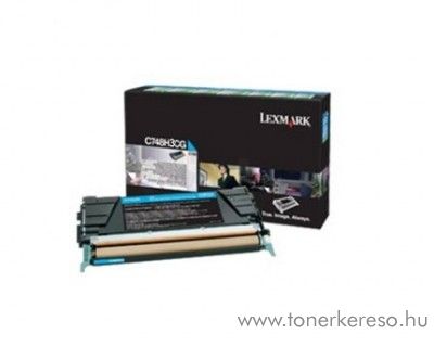 Lexmark C748 eredeti nagykap. cyan toner C748H3CG