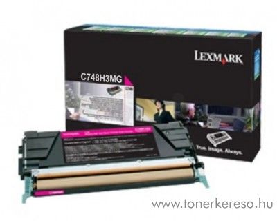 Lexmark C748 eredeti nagykap. magenta toner C748H3MG Lexmark C748e lzernyomtathoz