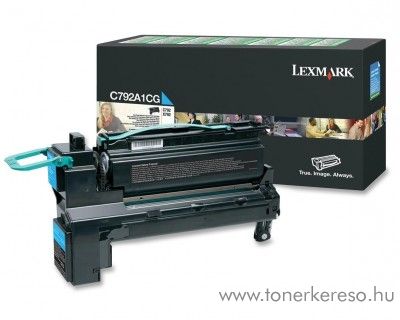 Lexmark C792 eredeti cyan toner C792A1CG Lexmark C792de lzernyomtathoz