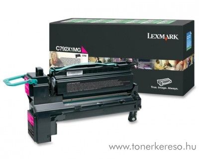 Lexmark C792 eredeti magenta toner C792X1MG Lexmark X792dtpe lzernyomtathoz