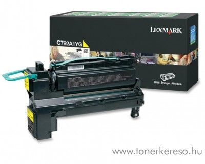 Lexmark C792 eredeti yellow toner C792A1YG Lexmark C792e lzernyomtathoz