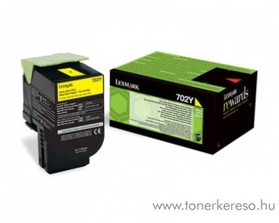 Lexmark CS310n/CS410n (702C) eredeti yellow toner 70C20Y0 Lexmark CS310dn  lzernyomtathoz