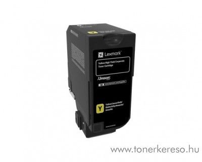 Lexmark CS725de eredeti yellow toner 74C2HYE