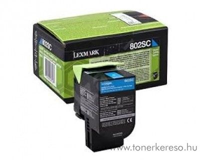 Lexmark CX310DN (802SC) eredeti cyan toner 80C2SC0 Lexmark CX510de lzernyomtathoz