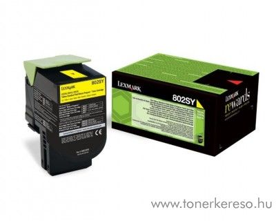 Lexmark CX310DN (802SY) eredeti yellow toner 80C2SY0 Lexmark CX410dte lzernyomtathoz