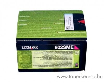 Lexmark CX310n/CX410e eredeti magenta toner 80C2SME Lexmark CX410dte lzernyomtathoz