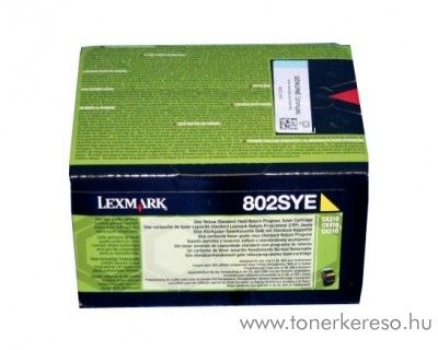 Lexmark CX310n/CX410e eredeti yellow toner 80C2SYE