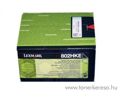 Lexmark CX410/510 eredeti black toner 80C2HKE Lexmark CX410dte lzernyomtathoz