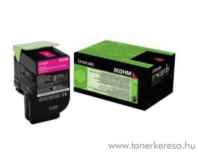 Lexmark CX410/510 eredeti magenta toner 80C2HME Lexmark CX510de lzernyomtathoz