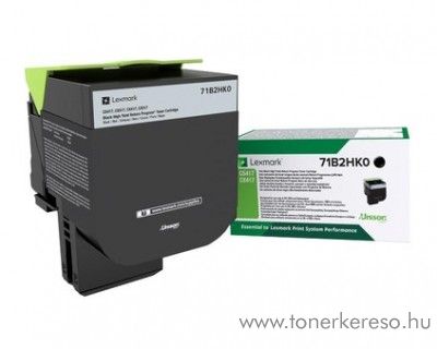 Lexmark CX417de/CX417dn eredeti black toner 71B2HK0 Lexmark CX417de lzernyomtathoz