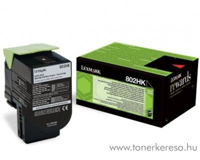 Lexmark CX510 eredeti nagy kap. black toner 80C2HK0 Lexmark CX410e lzernyomtathoz