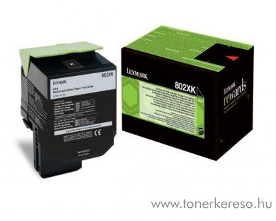 Lexmark CX510 eredeti extra nagy kap. black toner 80C2XK0 Lexmark CX510dthe lzernyomtathoz