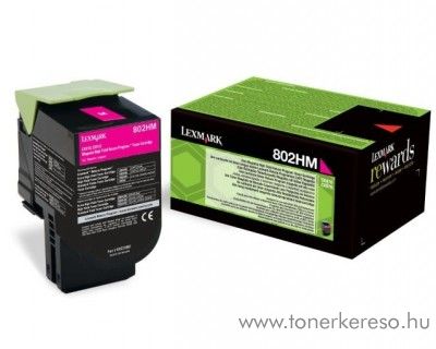 Lexmark CX510 eredeti nagy kap. magenta toner 80C2HM0 Lexmark CX410e lzernyomtathoz