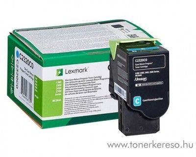 Lexmark MC2640/C2425dw/C2535dw eredeti cyan toner C2320C0