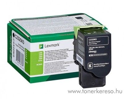 Lexmark MC2640/C2425dw/C2535dw eredeti black toner C2320K0 Lexmark MC2640adwe lzernyomtathoz