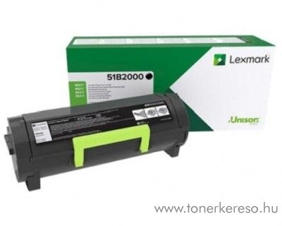 Lexmark MS317 eredeti black toner 51B2000 Lexmark MS617dn lzernyomtathoz